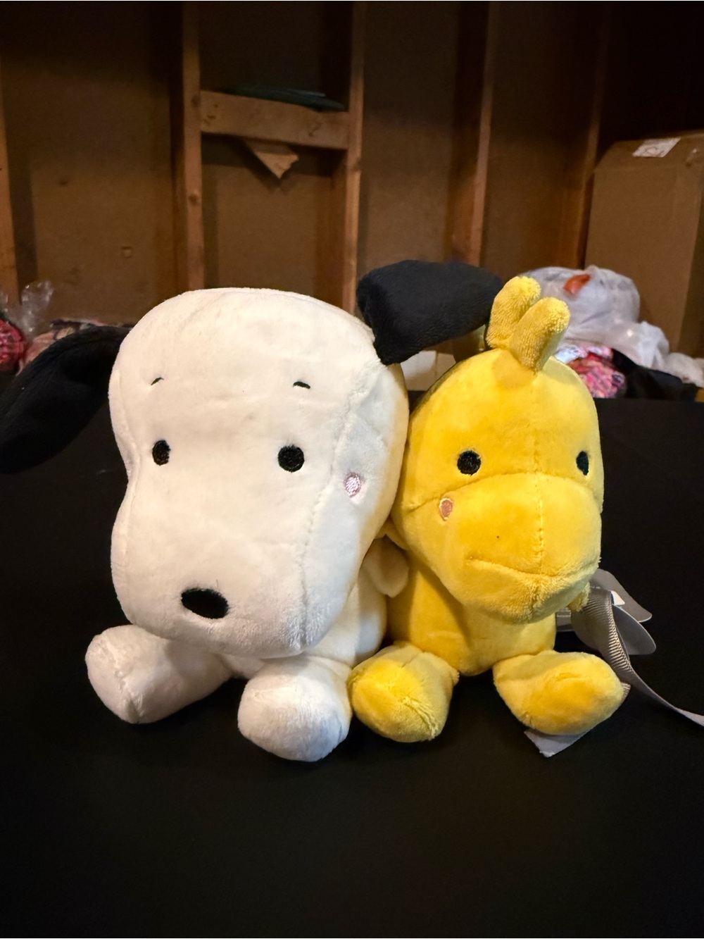 Hallmark White Puppy and Yellow Chick Plush Pair